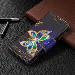 Samsung Galaxy S20 Ultra Asia Butterfly vetoketjullinen tasku