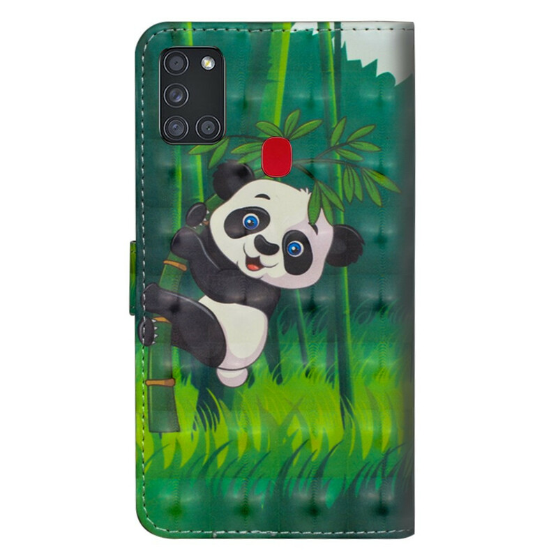 Samsung Galaxy A21s Panda ja bambu asia