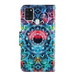 Samsung Galaxy A21s Flashy Mandala hihna tapauksessa