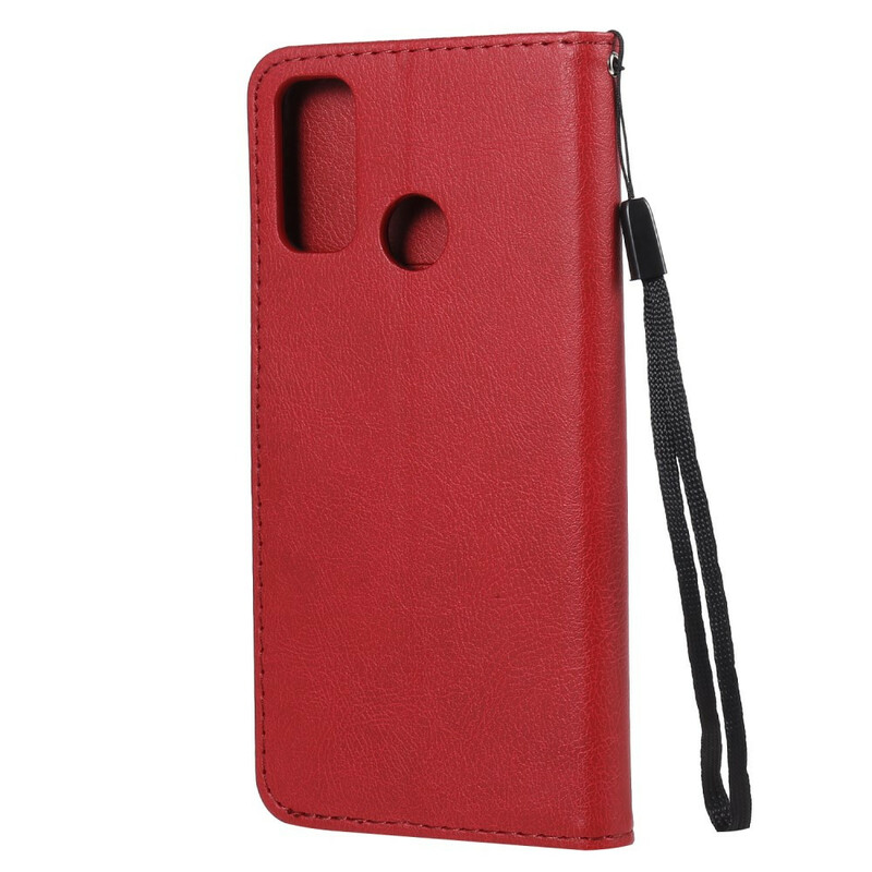 Huawei P Smart 2020 nahkahihna tapauksessa Huawei P Smart 2020 nahkahihna tapauksessa