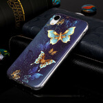 iPhone XR Kotelo Butterfly Series Fluoresoiva