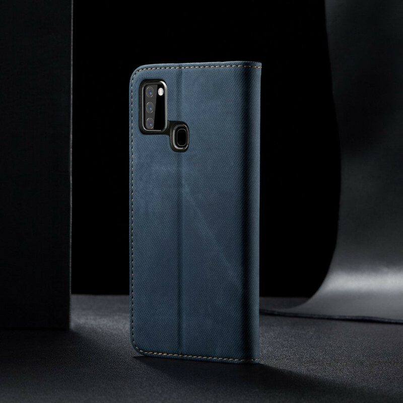 Flip Cover Samsung Galaxy A21s Jeans kangas