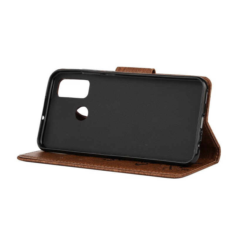 Kotelo Huawei P smart 2020 Loistavat perhoset hihnalla