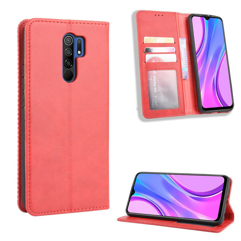 Xiaomi Redmi 9 nahkatehosteinen kääntyvä kansi