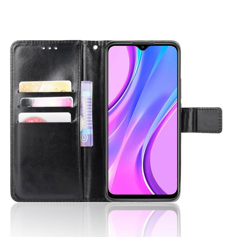 Xiaomi Redmi 9 tekonahkainen Flashy kotelo