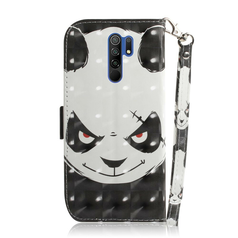 Xiaomi Redmi 9 Angry Panda hihna tapauksessa
