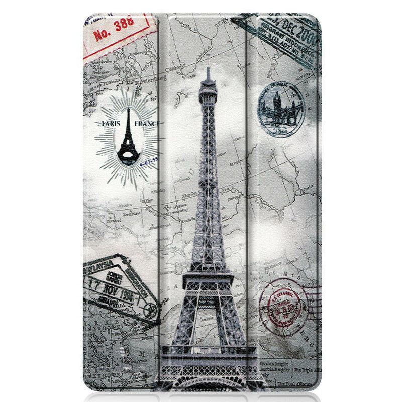 Smart Case Samsung Galaxy Tab S6 Lite Eiffel-torni Retro Smart Case Samsung Galaxy Tab S6 Lite Eiffel-torni Retro