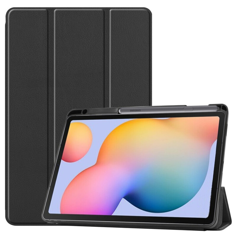 Smart Case Samsung Galaxy Tab s6 Lite Tri Fold Kynä Case Samsung Galaxy Tab s6 Lite Tri Fold Kynä Case