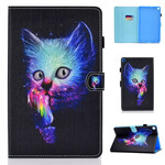 Samsung Galaxy Tab S6 Lite Psyko Cat Case -malli
