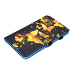 Sasmung Galaxy Tab S6 Lite tapauksessa ainutlaatuinen perhoset