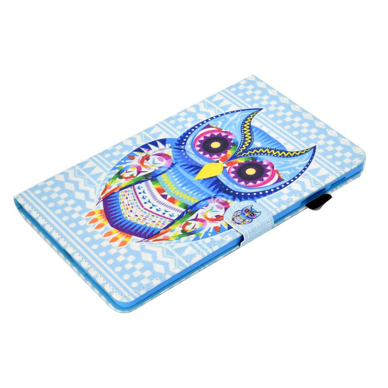 Samsung Galaxy Tab S6 Lite Kotelo Tribal Owl