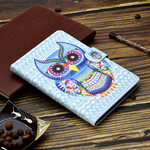 Samsung Galaxy Tab S6 Lite Kotelo Tribal Owl