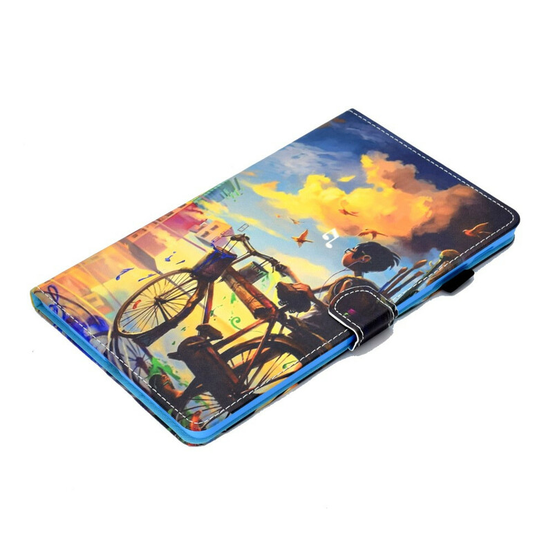 Samsung Galaxy Tab S6 Lite Bike Case Art