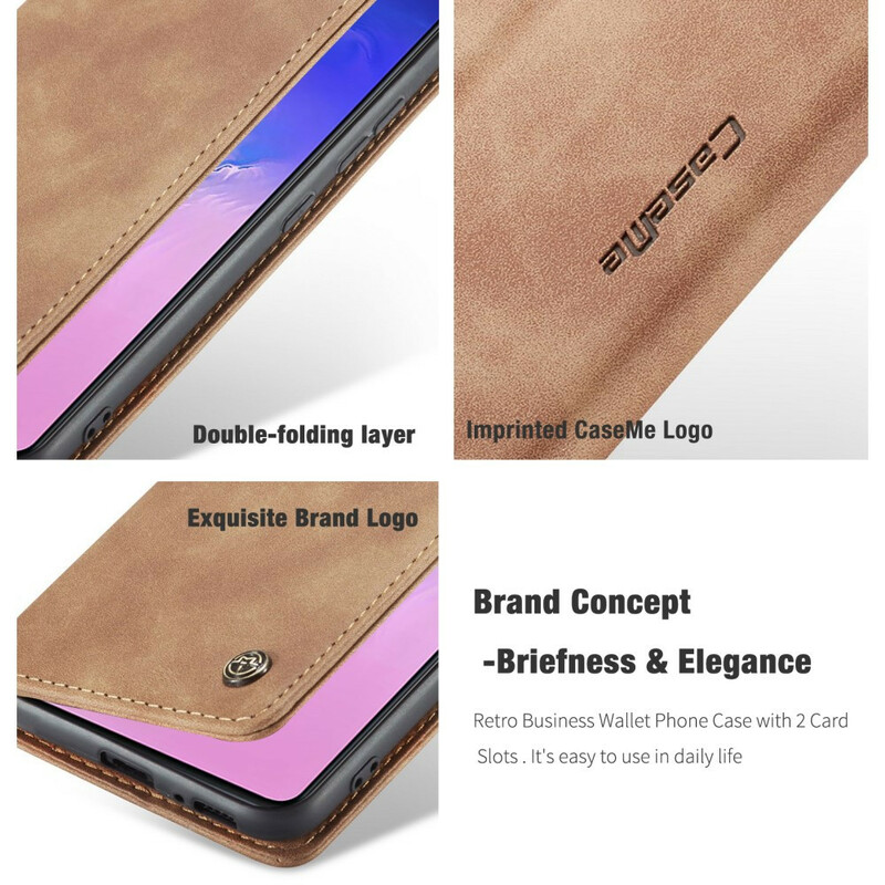 Flip Cover Samsung Galaxy S10 Lite keinonahkainen kansi