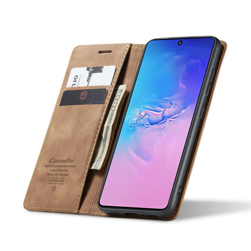 Flip Cover Samsung Galaxy S10 Lite keinonahkainen kansi