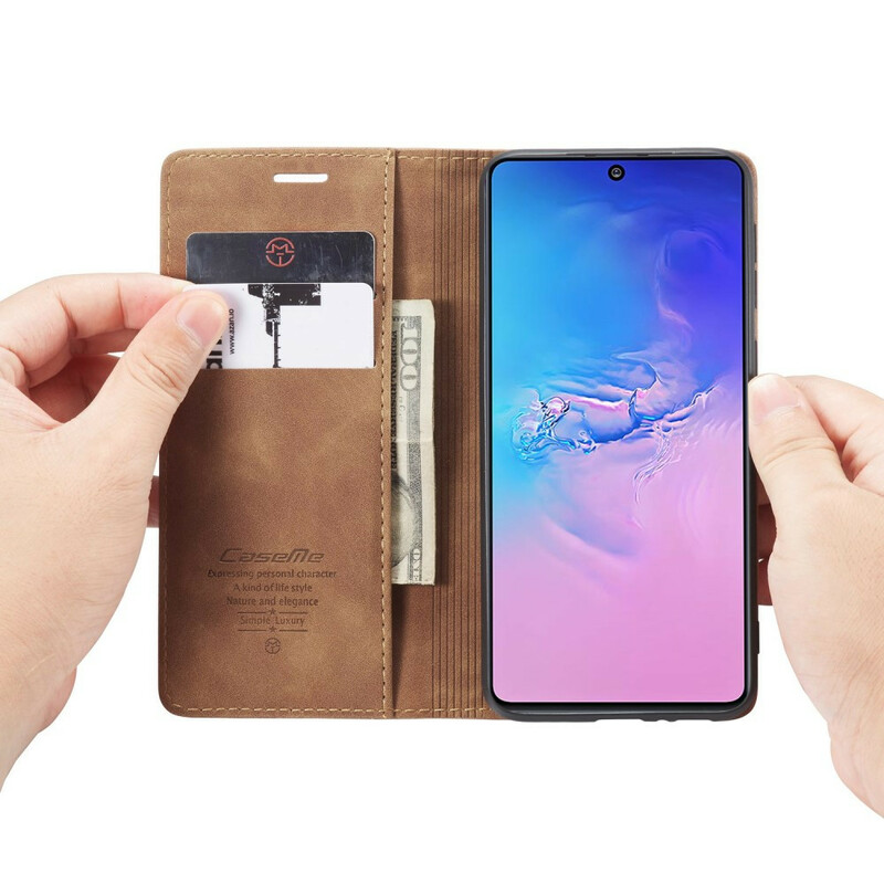 Flip Cover Samsung Galaxy S10 Lite keinonahkainen kansi