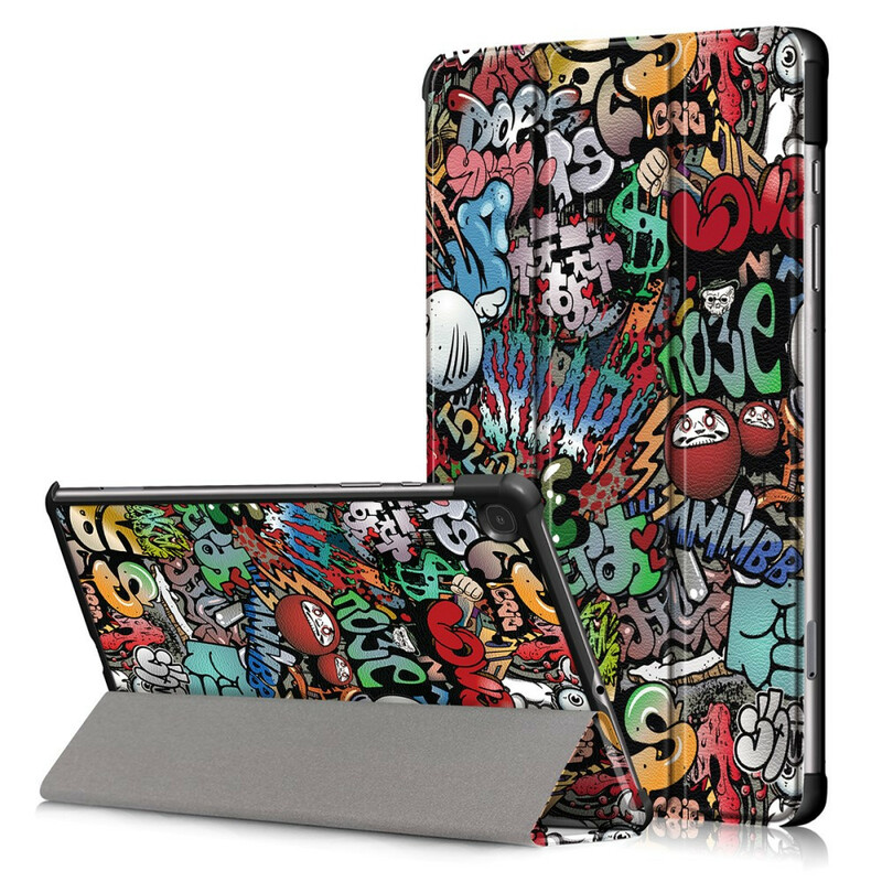 Smart Case Samsung Galaxy Tab S6 Lite Vahvistettu Graffiti