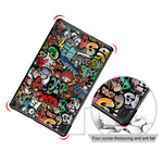 Smart Case Samsung Galaxy Tab S6 Lite Vahvistettu Graffiti