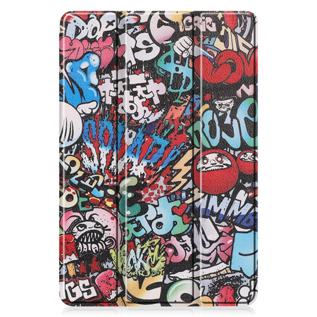 Smart Case Samsung Galaxy Tab S6 Lite Kynä Case Graffiti