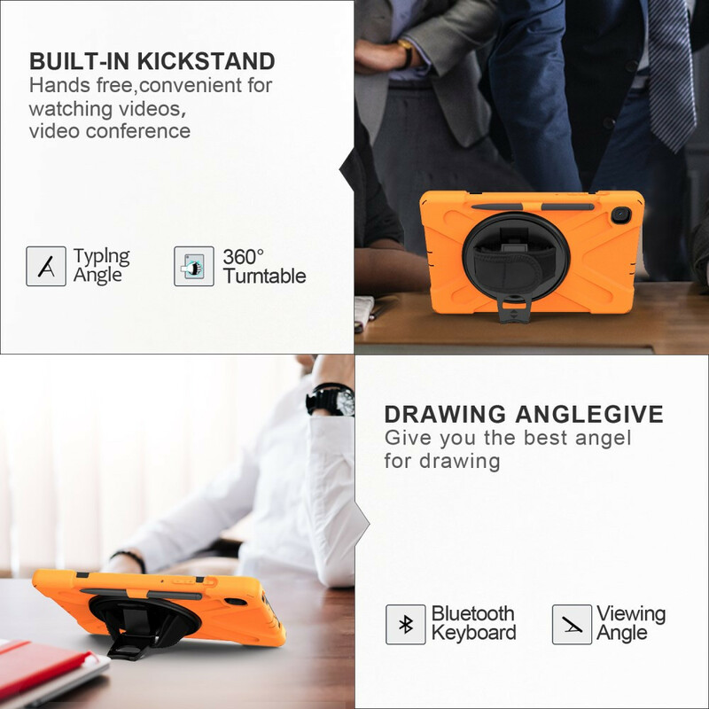 Samsung Galaxy Tab S6 Lite Utra kova kotelo hihnalla