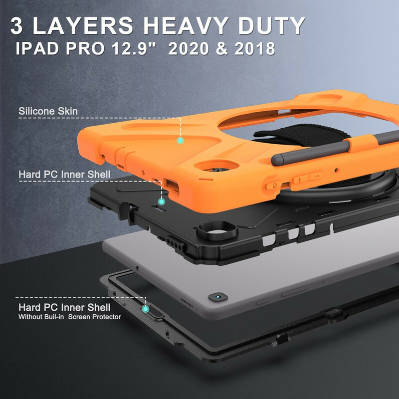 Samsung Galaxy Tab S6 Lite Utra Resistant Kotelo hihnalla