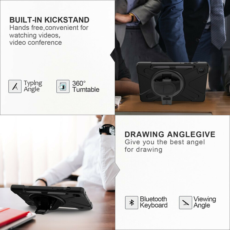 Samsung Galaxy Tab S6 Lite Utra Resistant Kotelo hihnalla