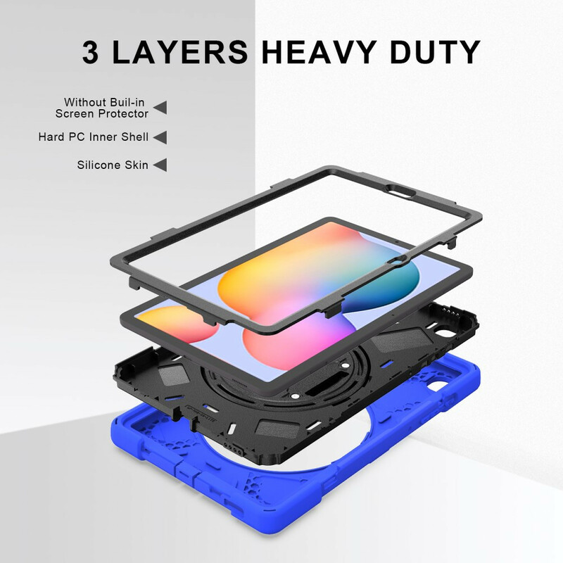 Samsung Galaxy Tab S6 Lite Utra kova kotelo hihnalla Samsung Galaxy Tab S6 Lite Utra kova kotelo hihnalla