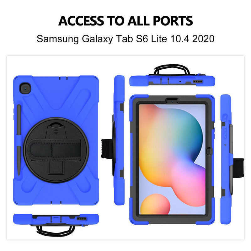Samsung Galaxy Tab S6 Lite Utra kova kotelo hihnalla Samsung Galaxy Tab S6 Lite Utra kova kotelo hihnalla