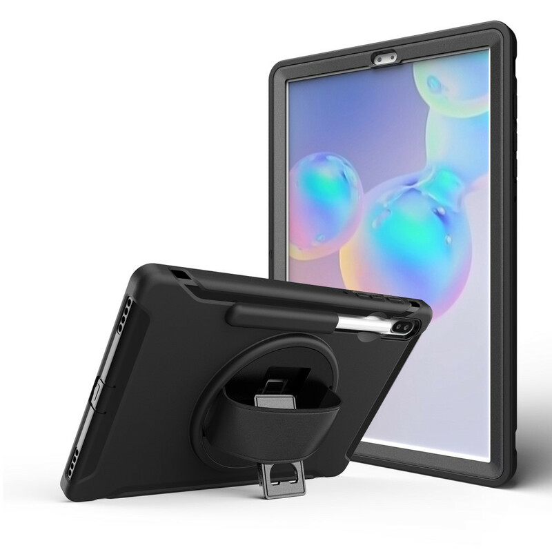 Samsung Galaxy Tab S6 Triple Protection Case hihnalla ja jalusta