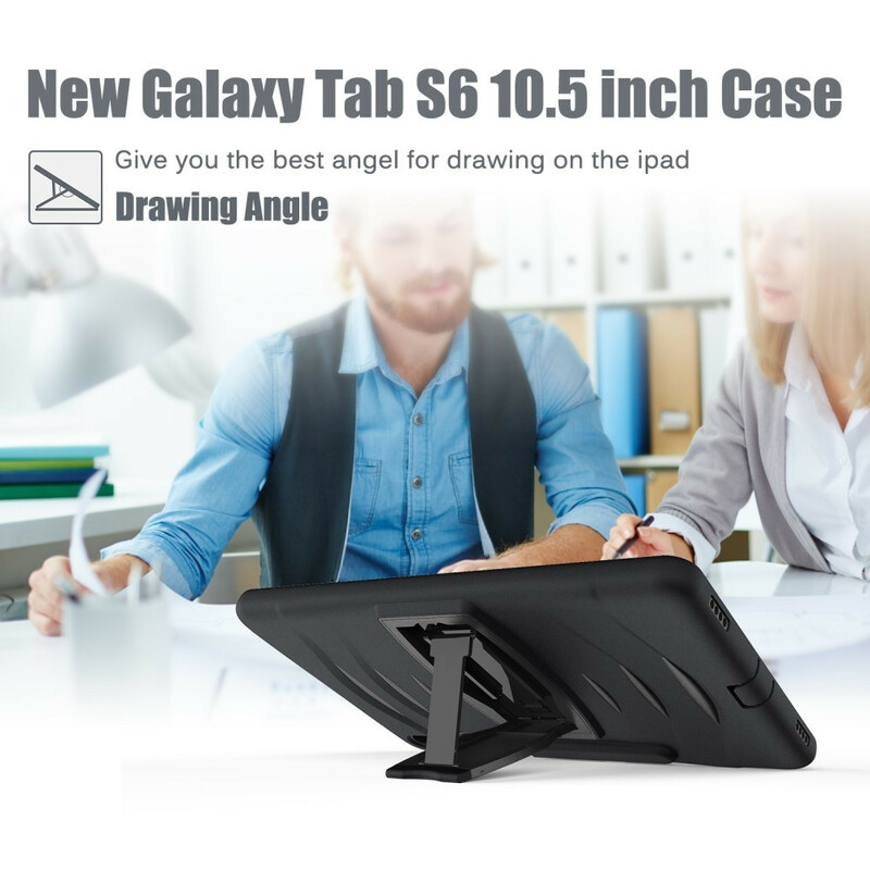 Samsung Galaxy Tab S6 suojakotelo puskuri jalustalla
