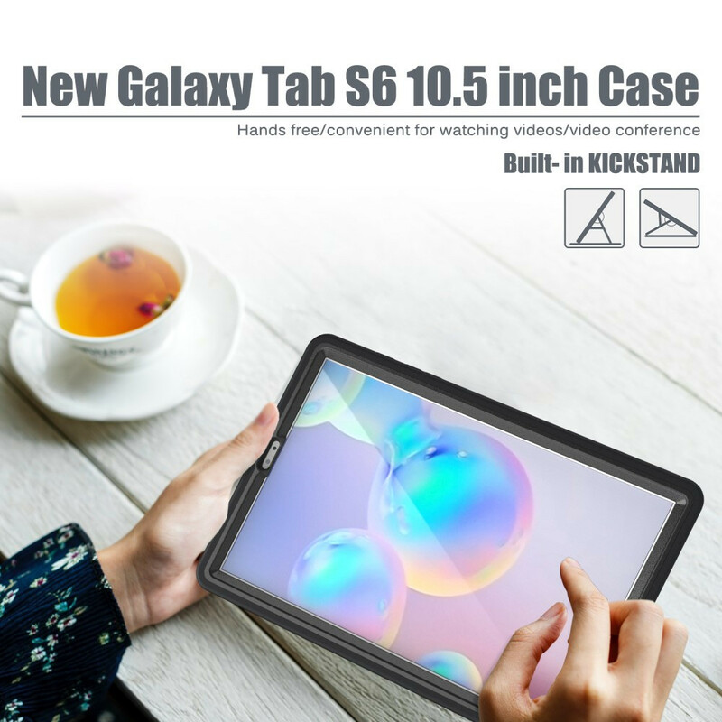 Samsung Galaxy Tab S6 suojakotelo puskuri jalustalla