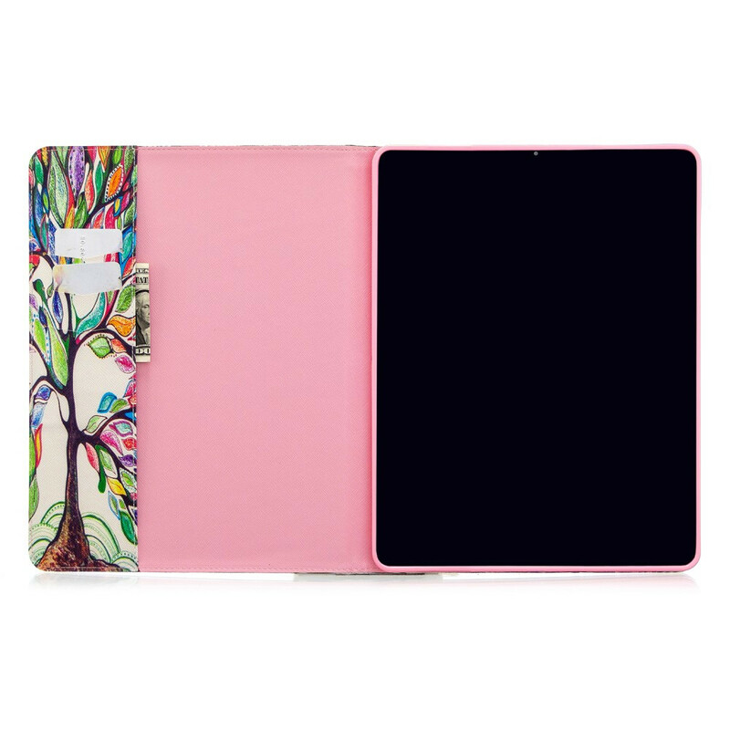 iPad Pro 12.9" (2020) suojakuori, jossa on kukkapuun painatus