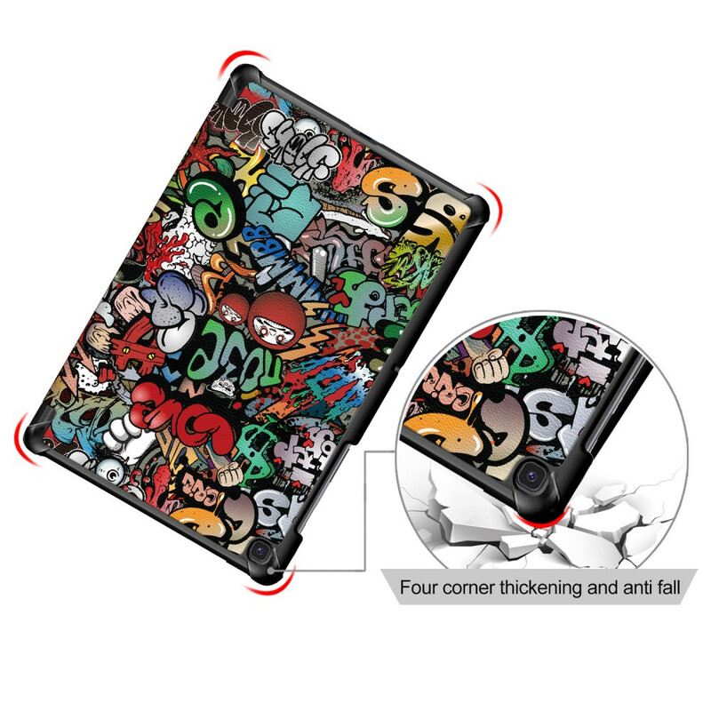Smart Case Samsung Galaxy Tab S5e Graffiti vahvistettu
