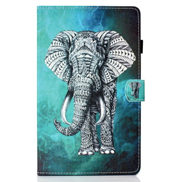 Samsung Galaxy Tab S5e Kotelo Tribal Elefantti