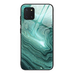 Samsung Galaxy S10 Lite Cover Marble värit karkaistu lasi