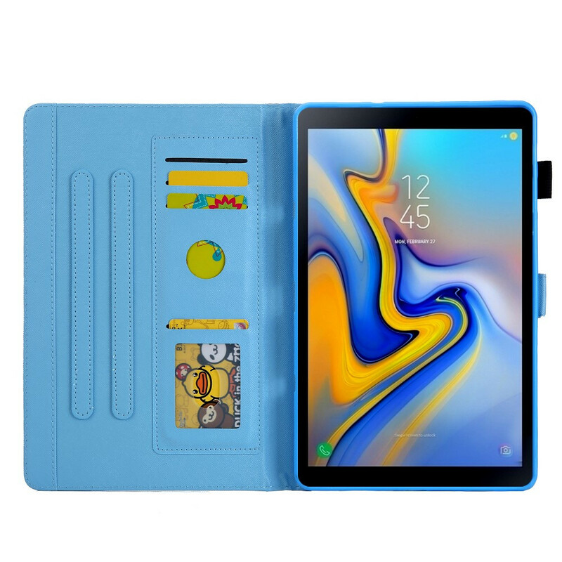 Samsung Galaxy Tab A 10.1 kotelo (2019) Funky Panda (suomenkielinen)