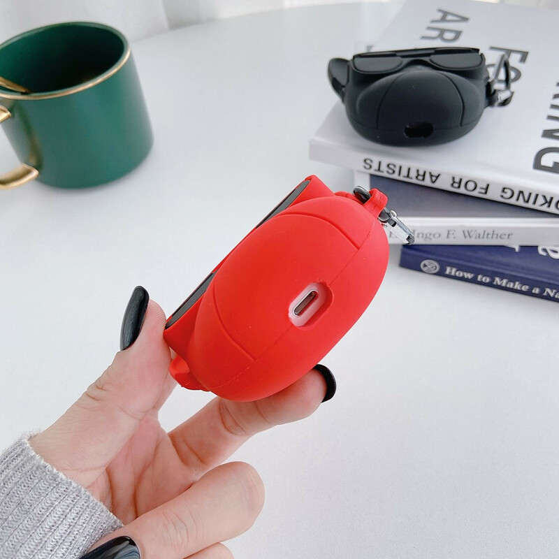 AirPods Pro Dog 3D-kotelo, jossa on rengas