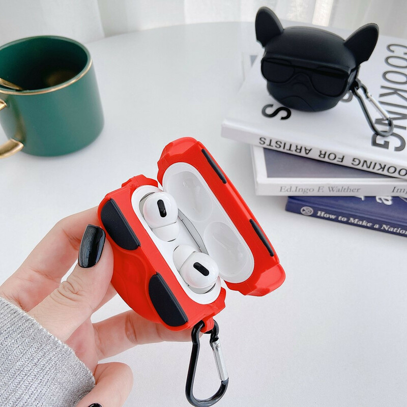 AirPods Pro Dog 3D-kotelo, jossa on rengas
