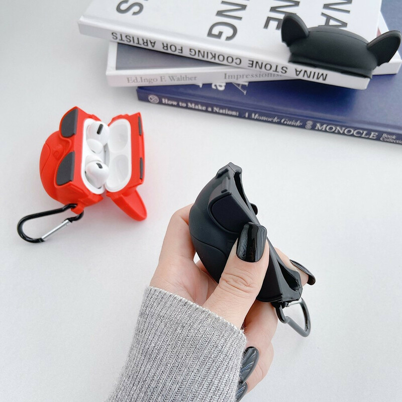AirPods Pro Dog 3D-kotelo, jossa on rengas