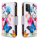 Samsung Galaxy S10 Lite Kotelo Butterfly vetoketjullinen tasku