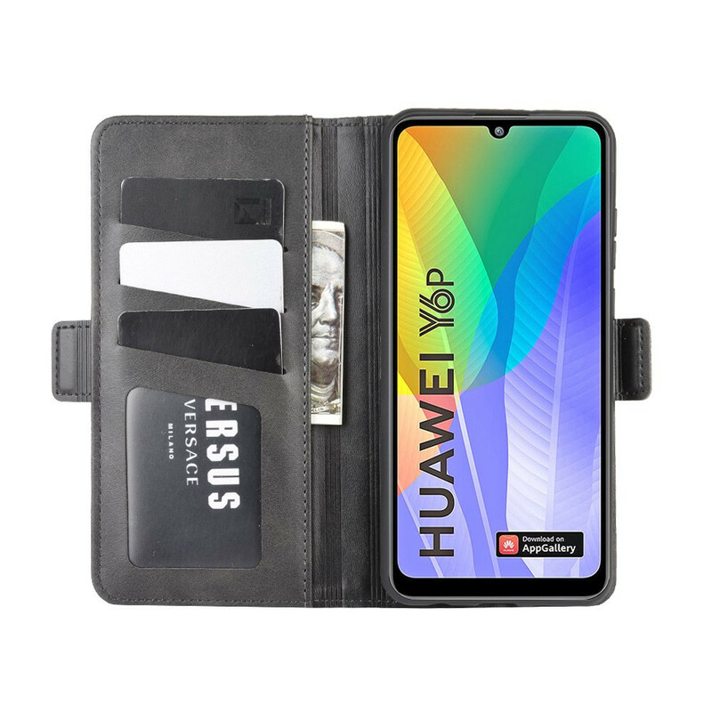 Huawei Y6p Cover Double Flap