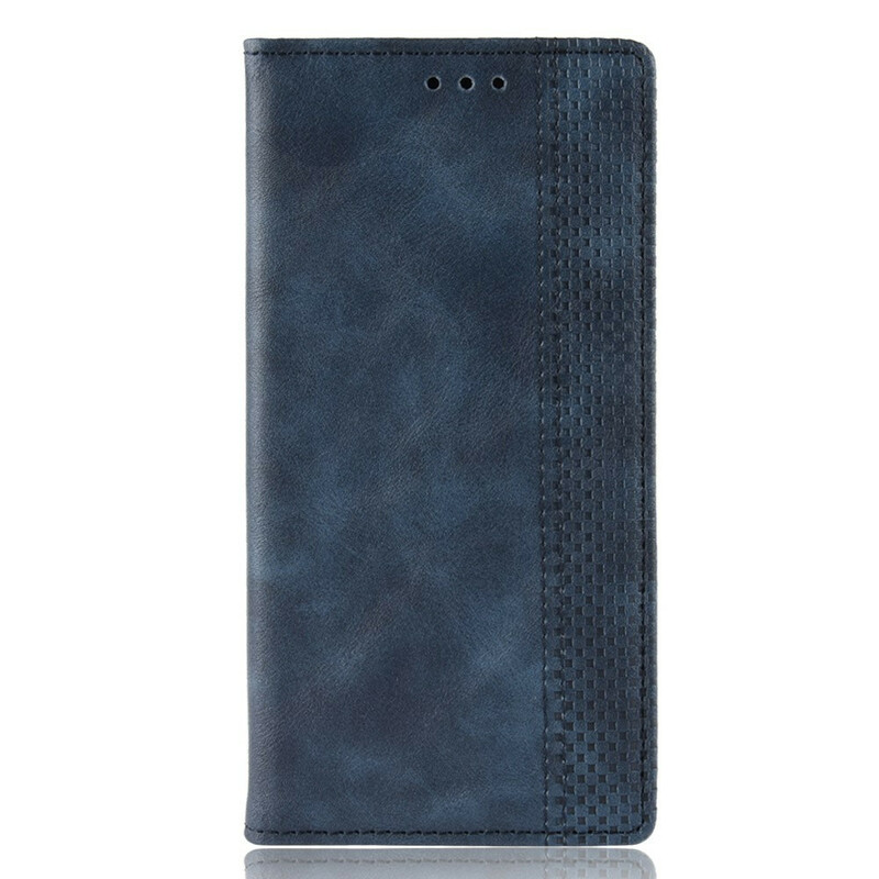 Flip Cover Huawei Y5p vintage nahka vaikutus tyylikäs