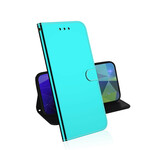 Huawei Y6p keinonahkainen kansi peili