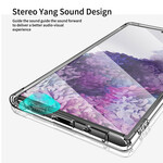 Samsung Galaxy Note 20 läpinäkyvä tapaus LEEU Suojatyynyt