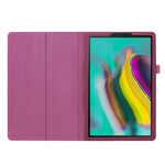 Samsung Galaxy Tab A 10.1 (2019) 2 läppää tekonahka Lychee kotelo