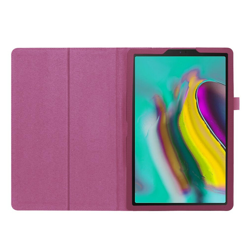 Samsung Galaxy Tab A 10.1 (2019) 2 läppää tekonahka Lychee kotelo