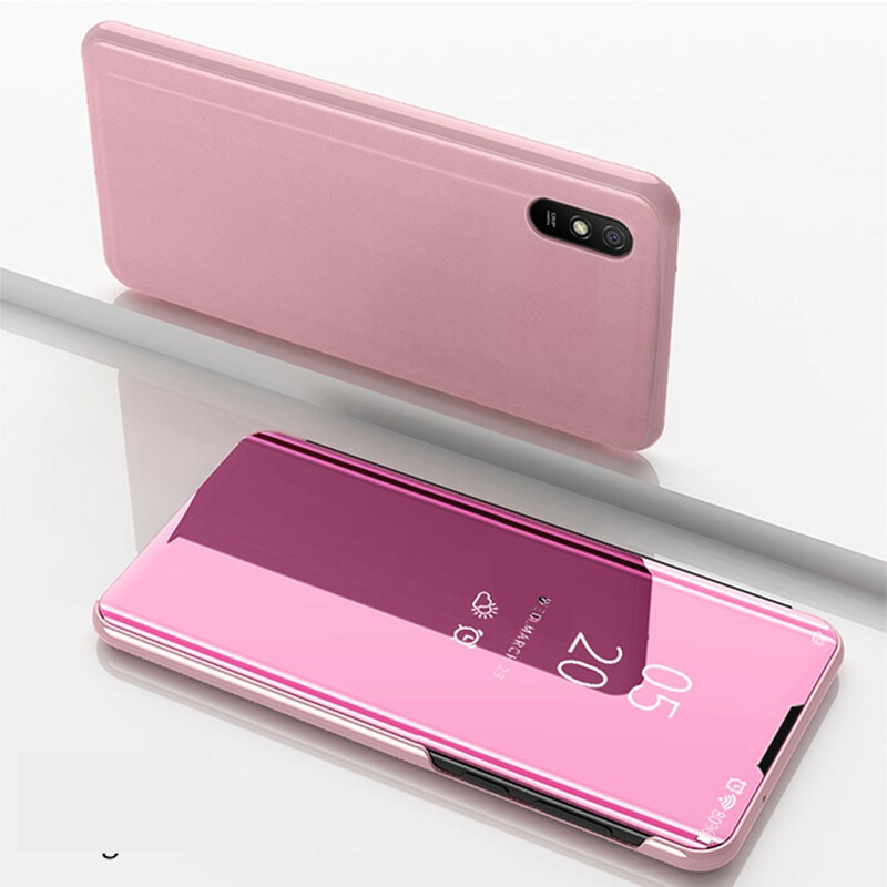 Näytä kansi Xiaomi Redmi 9A peili ja keinonahkainen nahka