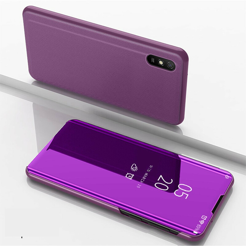 Näytä kansi Xiaomi Redmi 9A peili ja keinonahkainen nahka