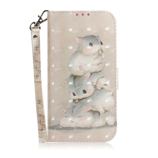 Xiaomi Redmi Note 9 hihna Hamsters Case