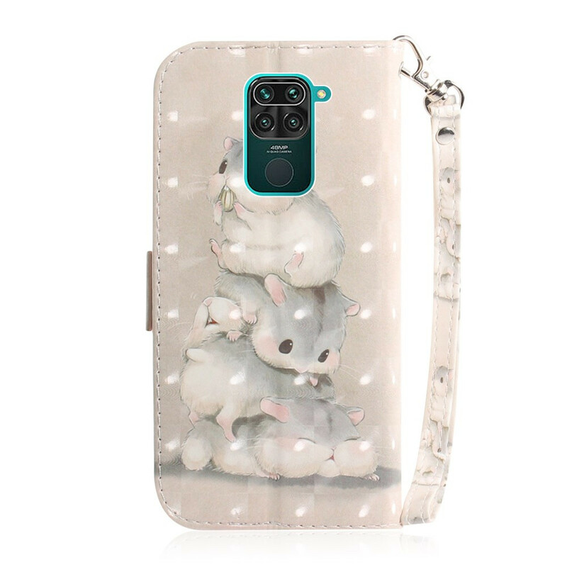 Xiaomi Redmi Note 9 hihna Hamsters Case